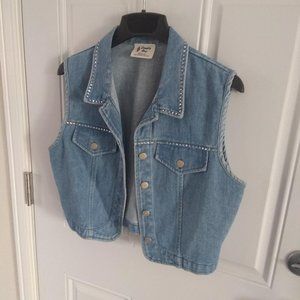 Simply Hot Jeans Vest SZ LARGE